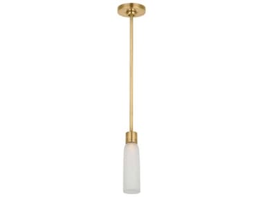 Visual Comfort Modern Volver 1-Light Hand Rubbed Antique Brass Mini Pendant VCMKWPD49527CEHAB