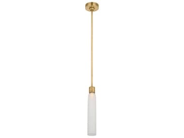 Visual Comfort Modern Volver 1-Light Hand Rubbed Antique Brass Mini Pendant VCMKWPD49627CEHAB