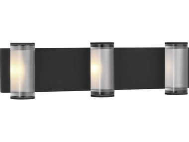 Visual Comfort Modern Esfera 21" Wide 3-Light Nightshade Black Vanity Light VCMKWWS10127CB