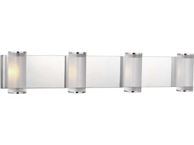 Visual Comfort Modern Esfera 29" Wide 4-Light Polished Nickel Vanity Light VCMKWWS10227CN