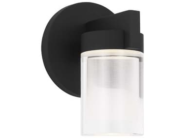 Visual Comfort Modern Esfera 5" Tall 1-Light Nightshade Black Wall Sconce VCMKWWS19927B