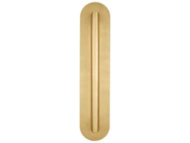 Visual Comfort Modern Fielle 1-Light Natural Brass Wall Sconce VCMKWWS21727NB