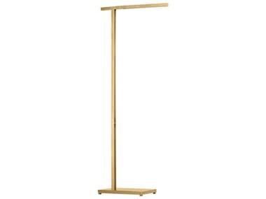 Visual Comfort Modern Stagger 46" Tall Natural Brass Floor Lamp VCMMDFL29827NB