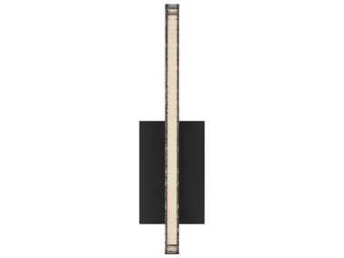 Visual Comfort Modern Serre 13" Tall 1-Light Nightshade Black Wall Sconce VCMMDWS18327B