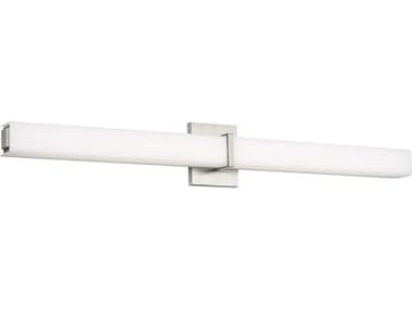 Visual Comfort Modern Milan 1-Light Satin Nickel Vanity Light VCMSLBA14430S