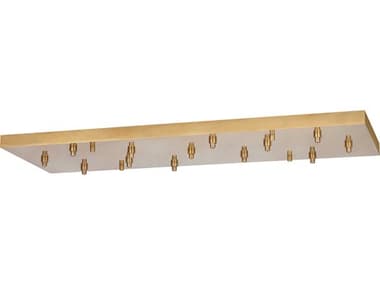 Visual Comfort Modern Multiport Hand Rubbed Antique Brass 13-Light Mount VCMSLCH574HAB