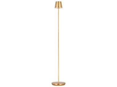 Visual Comfort Modern Nevis Hand Rubbed Antique Brass Floor Lamp VCMSLFL53527HAB