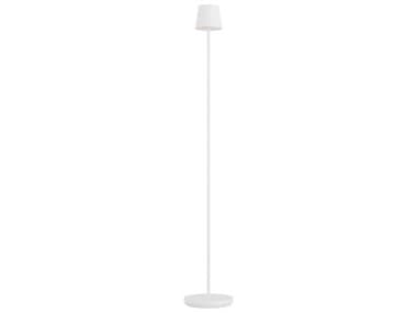 Visual Comfort Modern Nevis Matte White Floor Lamp VCMSLFL53527W