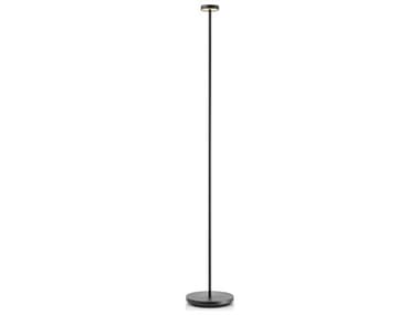 Visual Comfort Modern Moneta Black Floor Lamp VCMSLFL53727B