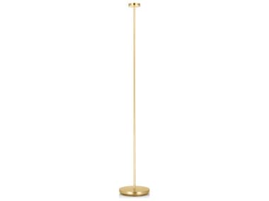 Visual Comfort Modern Moneta Hand Rubbed Antique Brass Floor Lamp VCMSLFL53727HAB