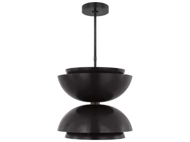 Visual Comfort Modern Shanti 20" 2-Light Dark Bronze Dome Pendant VCMSLPD13227BZ