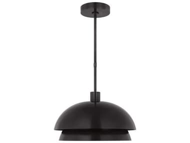 Visual Comfort Modern Shanti 1-Light Dark Bronze Dome Pendant VCMSLPD13427BZ