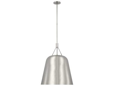 Visual Comfort Modern Sospeso 20" 1-Light Polished Nickel Pendant VCMSLPD26927N