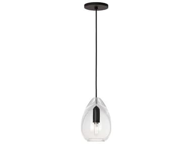 Visual Comfort Modern Alina Nightshade Black Mini Pendant VCMSLPD278CB