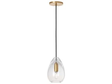 Visual Comfort Modern Alina Natural Brass Mini Pendant VCMSLPD278CNB