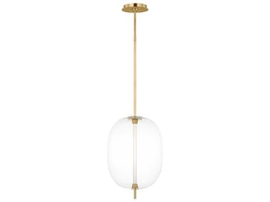 Visual Comfort Modern Heian 1-Light Natural Brass Pendant VCMSLPD31227CNB