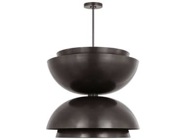 Visual Comfort Modern Shanti 2-Light Dark Bronze Dome Pendant VCMSLPD32027BZ