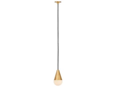 Visual Comfort Modern Cupola 1-Light Hand Rubbed Antique Brass Mini Pendant VCMSLPD51230HAB