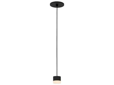 Visual Comfort Modern Gable 1-Light Nightshade Black Mini Pendant VCMSLPD51830B