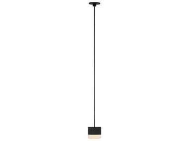 Visual Comfort Modern Gable 1-Light Nightshade Black Mini Pendant VCMSLPD51930B