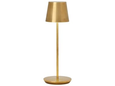 Visual Comfort Modern Nevis Natural Brass Table Lamp VCMSLTB25827NB