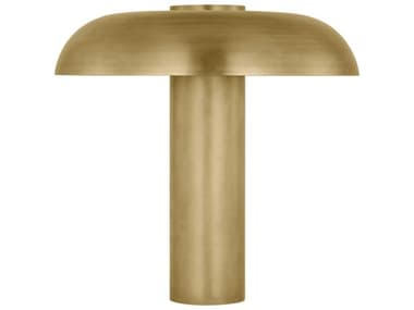 Visual Comfort Modern Louver Natural Brass Table Lamp VCMSLTB26627NB