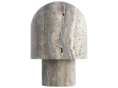 Visual Comfort Modern Kennett Dark Travertine Gray Table Lamp VCMSLTB34227DT