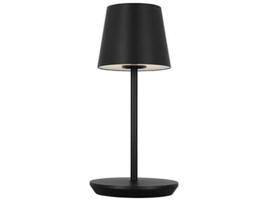 Visual Comfort Modern Nevis Black Table Lamp VCMSLTB53127B