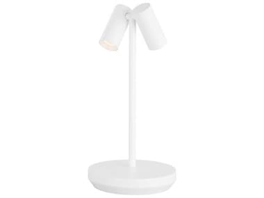 Visual Comfort Modern Doppia Matte White Table Lamp VCMSLTB53427W