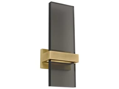 Visual Comfort Modern Flyta 13" Tall 1-Light Natural Brass Wall Sconce VCMSLWS10527TSMNB