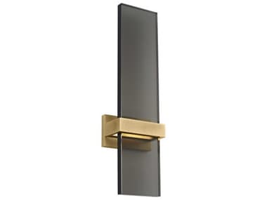 Visual Comfort Modern Flyta 18" Tall 1-Light Natural Brass Wall Sconce VCMSLWS10627TSMNB