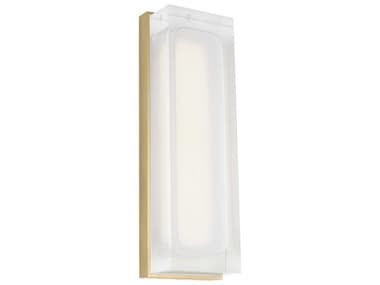 Visual Comfort Modern Milley 1-Light Natural Brass Wall Sconce VCMSLWS12130NB