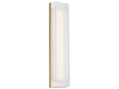 Visual Comfort Modern Milley 1-Light Natural Brass Wall Sconce VCMSLWS12230NB