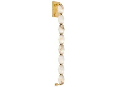 Visual Comfort Modern Collier 1-Light Hand Rubbed Antique Brass Wall Sconce VCMSLWS547ALBHAB