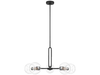 Visual Comfort Studio Codyn 5-Light Midnight Black Globe Chandelier VCS3255705112