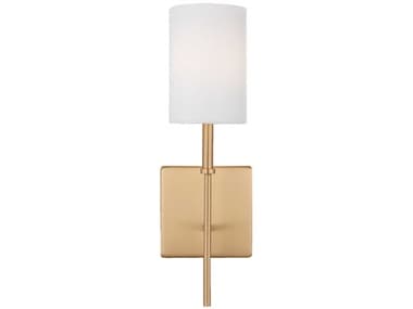 Visual Comfort Studio Foxdale 15" Tall 1-Light Satin Brass Wall Sconce VCS4109301848