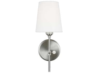 Visual Comfort Studio Baker 1-Light Brushed Nickel Wall Sconce VCS4187201962