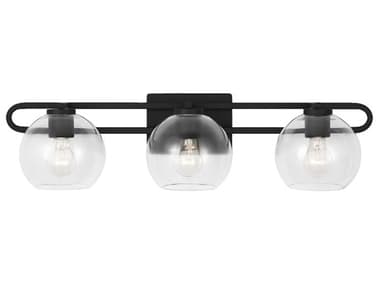 Visual Comfort Studio Codyn 3-Light Midnight Black Vanity Light VCS4455703112