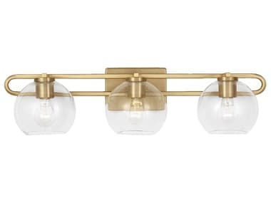 Visual Comfort Studio Codyn 30" Wide 3-Light Satin Brass Vanity Light VCS4455703848