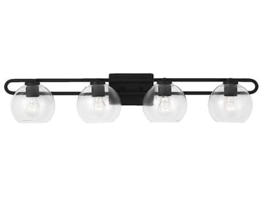 Visual Comfort Studio Codyn 40" Wide 4-Light Midnight Black Vanity Light VCS4455704112