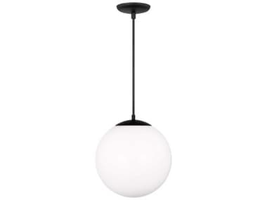 Visual Comfort Studio Leo 1-Light Midnight Black Globe Pendant VCS6024112