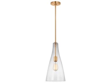 Visual Comfort Studio Arilda 1-Light Satin Brass Mini Pendant VCS6537001848