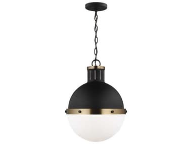 Visual Comfort Studio Hanks 1-Light Midnight Black Globe Pendant VCS6577101112