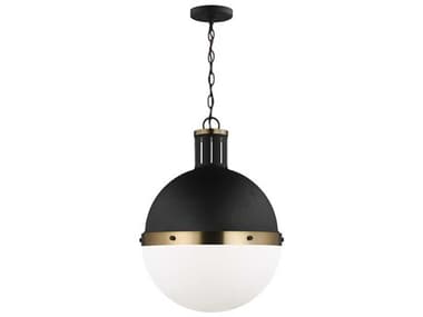 Visual Comfort Studio Hanks 1-Light Midnight Black Globe Pendant VCS6677101112