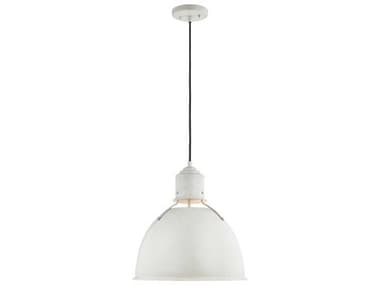 Visual Comfort Studio Huey 15" 1-Light Antique White Dome Pendant VCS6680301817