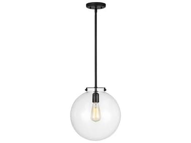 Visual Comfort Studio Kate 12" 1-Light Midnight Black Globe Mini Pendant VCS6692101112