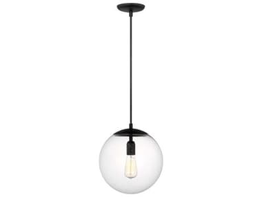 Visual Comfort Studio Leo 1-Light Midnight Black Globe Mini Pendant VCS6701801112