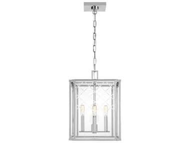 Visual Comfort Studio Erro 12" Wide 4-Light Polished Nickel Chandelier VCSAC1134PN