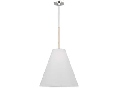 Visual Comfort Studio Remy 19" 1-Light Polished Nickel Pendant VCSAEP1041PN