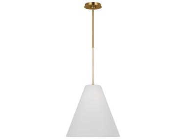 Visual Comfort Studio Remy 16" 1-Light Burnished Brass Pendant VCSAEP1051BBS